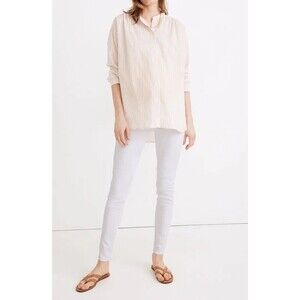MADEWELL Maternity Skinny Jeans In white Size 24 $178